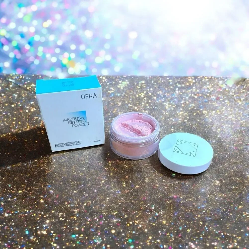 OFRA COSMETICS Air Brush Setting Powder in  Brightening Strawberry 0.21 oz NIB
